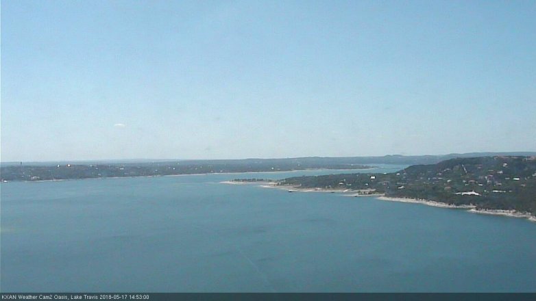 Lake Travis webcam, May 17, 2018 1:55 PM CT