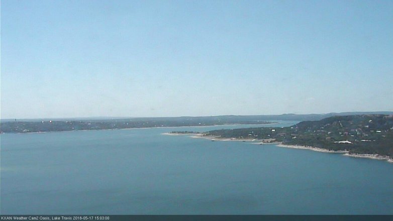 Lake Travis webcam, May 17, 2018 2:05 PM CT