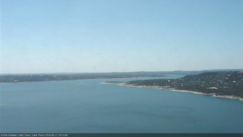 Lake Travis webcam, May 17, 2018 2:15 PM CT