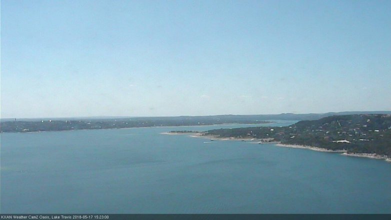 Lake Travis webcam, May 17, 2018 2:25 PM CT