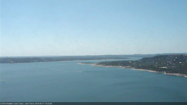 Lake Travis webcam, May 17, 2018 2:35 PM CT