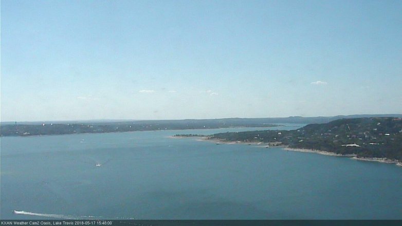 Lake Travis webcam, May 17, 2018 2:50 PM CT