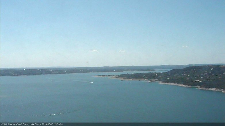Lake Travis webcam, May 17, 2018 2:55 PM CT