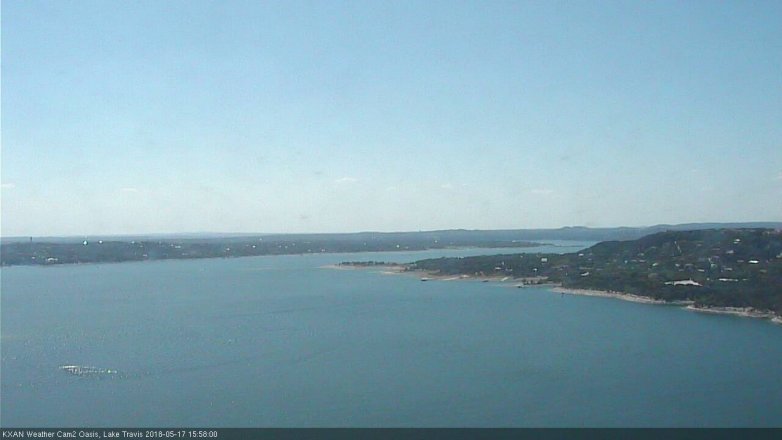 Lake Travis webcam, May 17, 2018 3:00 PM CT