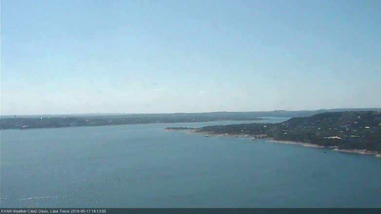 Lake Travis webcam, May 17, 2018 3:15 PM CT