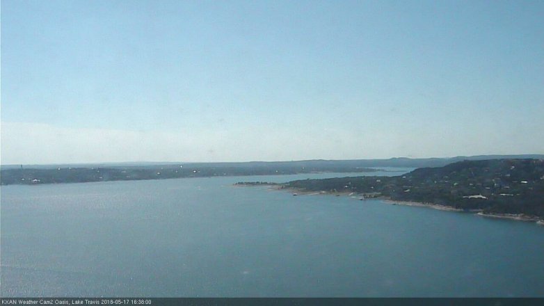 Lake Travis webcam, May 17, 2018 3:40 PM CT