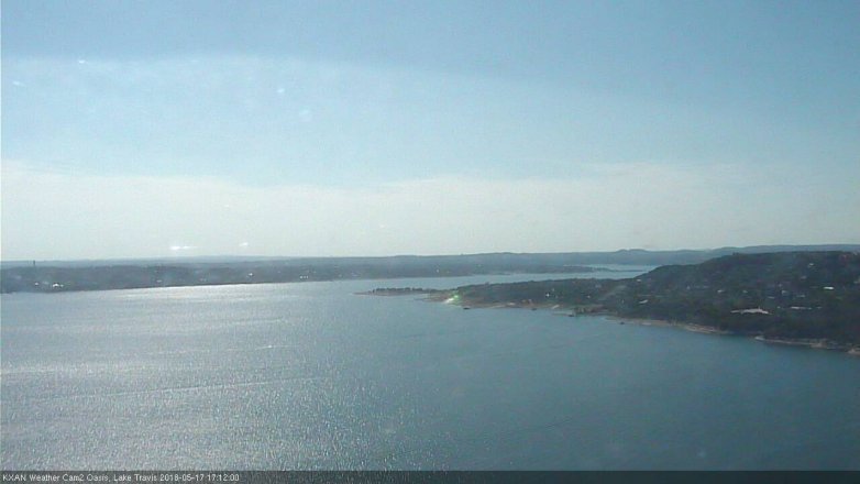 Lake Travis webcam, May 17, 2018 4:15 PM CT