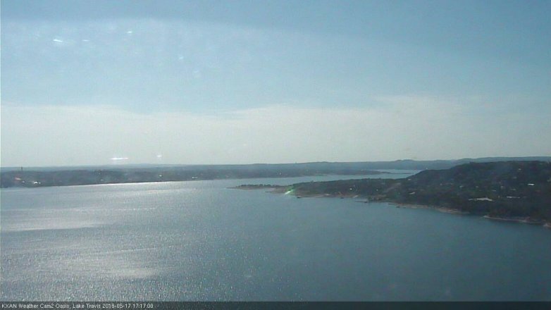Lake Travis webcam, May 17, 2018 4:20 PM CT