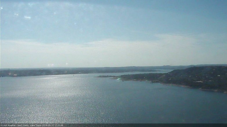 Lake Travis webcam, May 17, 2018 4:25 PM CT