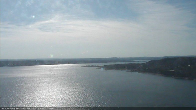 Lake Travis webcam, May 17, 2018 4:40 PM CT