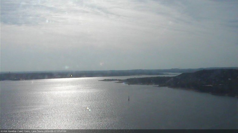 Lake Travis webcam, May 17, 2018 4:50 PM CT