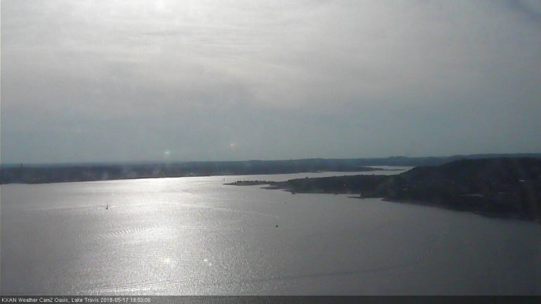 Lake Travis webcam, May 17, 2018 5:05 PM CT