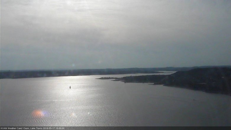 Lake Travis webcam, May 17, 2018 5:10 PM CT
