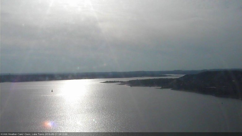 Lake Travis webcam, May 17, 2018 5:15 PM CT