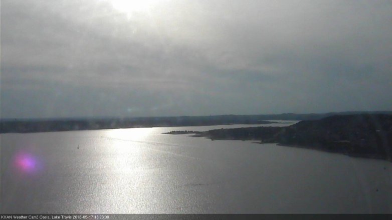 Lake Travis webcam, May 17, 2018 5:25 PM CT