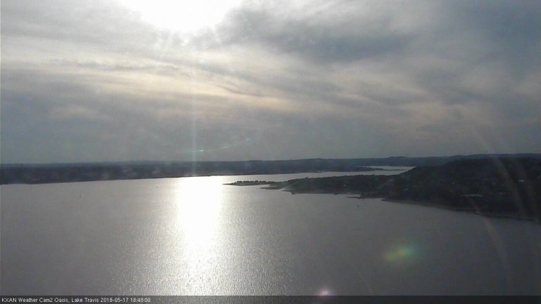 Lake Travis webcam, May 17, 2018 5:50 PM CT