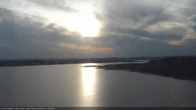 Lake Travis webcam, May 17, 2018 6:35 PM CT