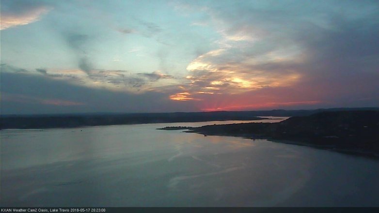 Lake Travis webcam, May 17, 2018 7:25 PM CT
