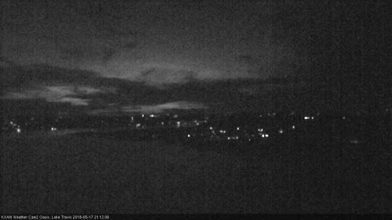 Lake Travis webcam, May 17, 2018 8:15 PM CT