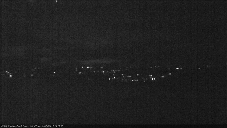 Lake Travis webcam, May 17, 2018 8:25 PM CT