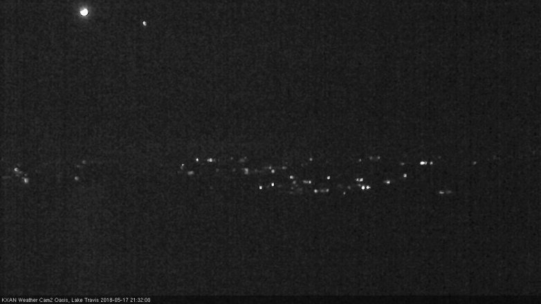 Lake Travis webcam, May 17, 2018 8:35 PM CT