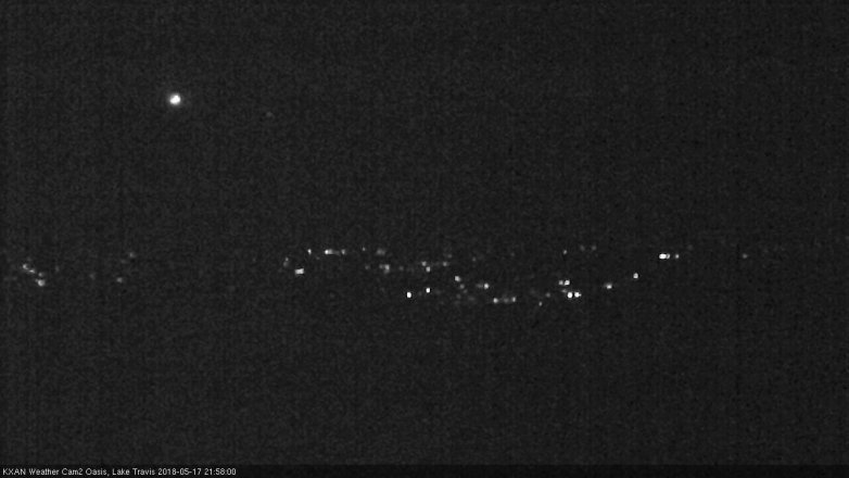 Lake Travis webcam, May 17, 2018 9:00 PM CT
