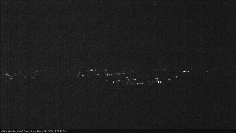 Lake Travis webcam, May 17, 2018 9:15 PM CT