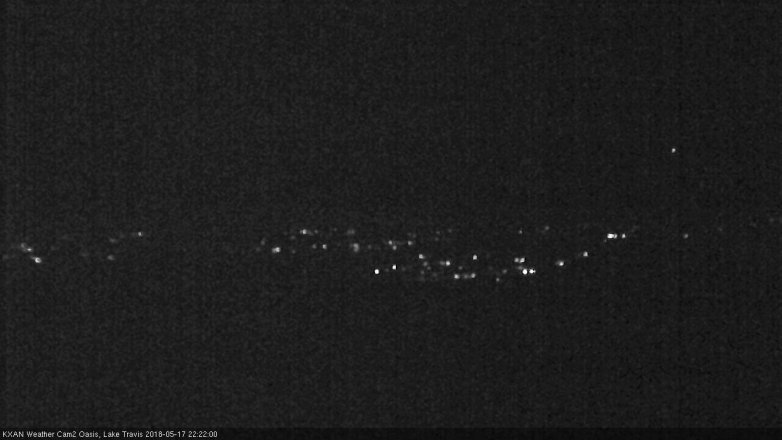 Lake Travis webcam, May 17, 2018 9:25 PM CT