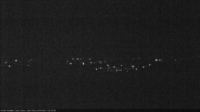 Lake Travis webcam, May 17, 2018 9:50 PM CT
