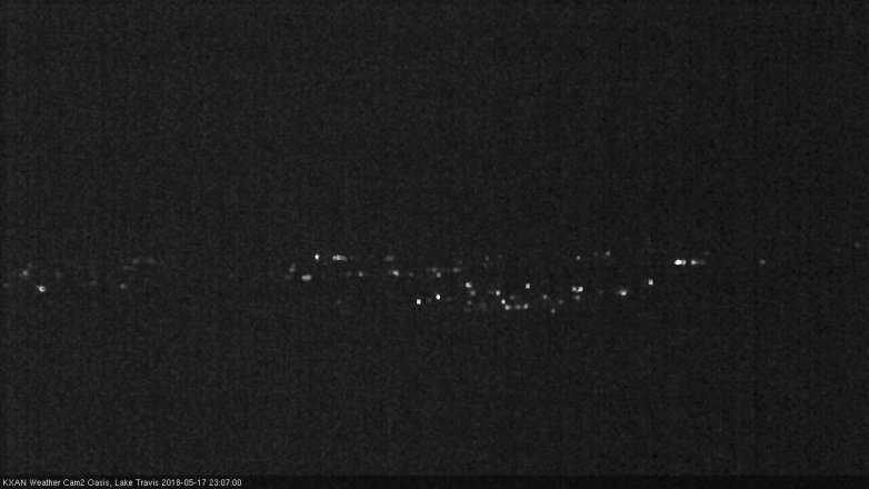Lake Travis webcam, May 17, 2018 10:10 PM CT
