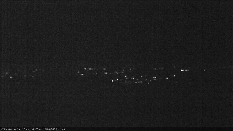 Lake Travis webcam, May 17, 2018 10:15 PM CT