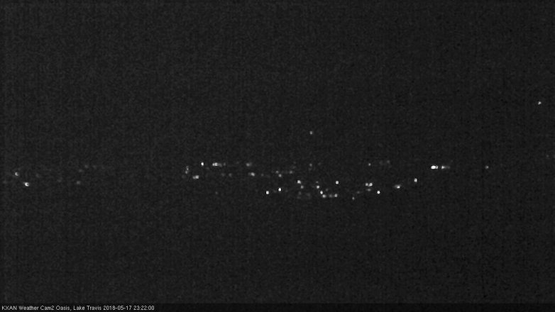 Lake Travis webcam, May 17, 2018 10:25 PM CT
