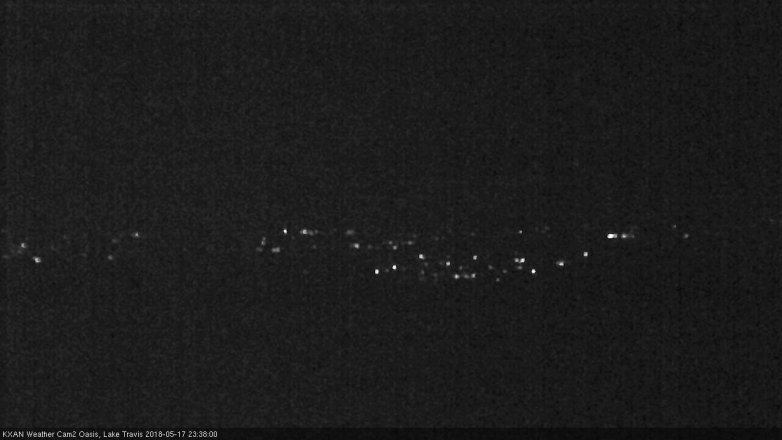 Lake Travis webcam, May 17, 2018 10:40 PM CT