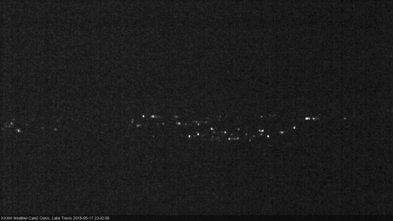 Lake Travis webcam, May 17, 2018 10:45 PM CT