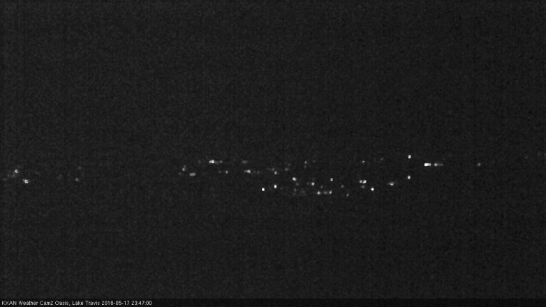 Lake Travis webcam, May 17, 2018 10:50 PM CT