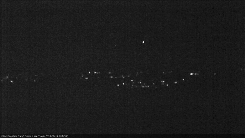 Lake Travis webcam, May 17, 2018 10:55 PM CT