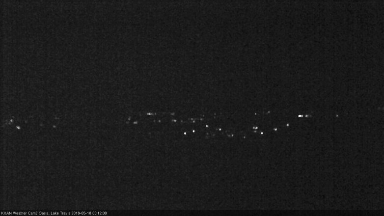 Lake Travis webcam, May 17, 2018 11:15 PM CT