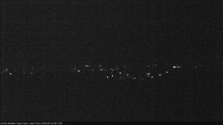 Lake Travis webcam, May 17, 2018 11:20 PM CT