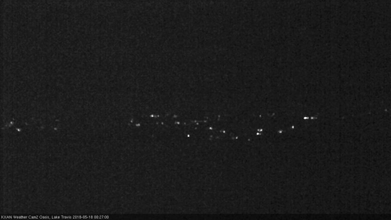 Lake Travis webcam, May 17, 2018 11:30 PM CT