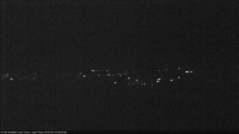 Lake Travis webcam, May 17, 2018 11:45 PM CT