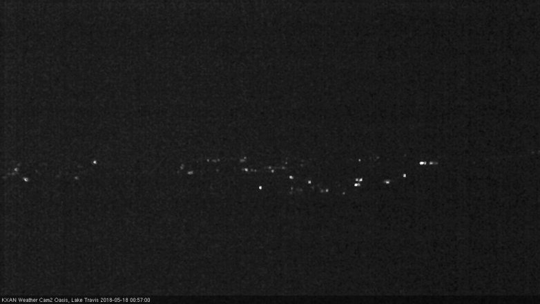 Lake Travis webcam, May 17, 2018 12:00 AM CT