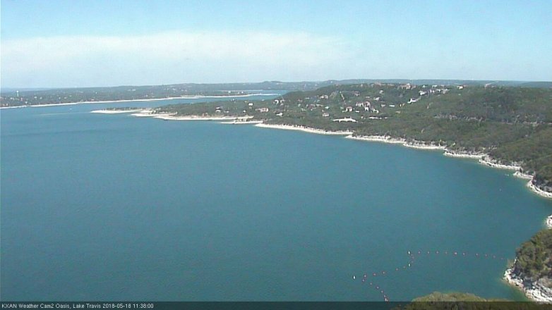 Lake Travis webcam, May 18, 2018 10:40 AM CT