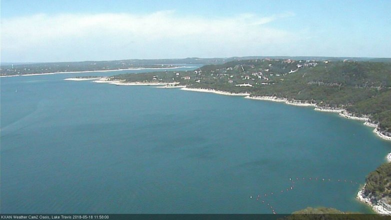 Lake Travis webcam, May 18, 2018 11:00 AM CT