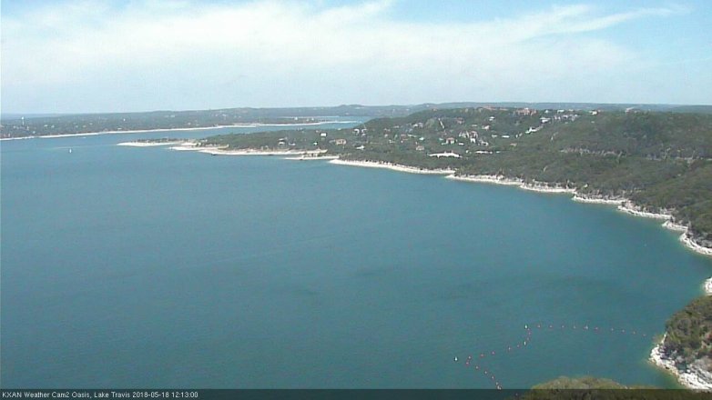 Lake Travis webcam, May 18, 2018 11:15 AM CT
