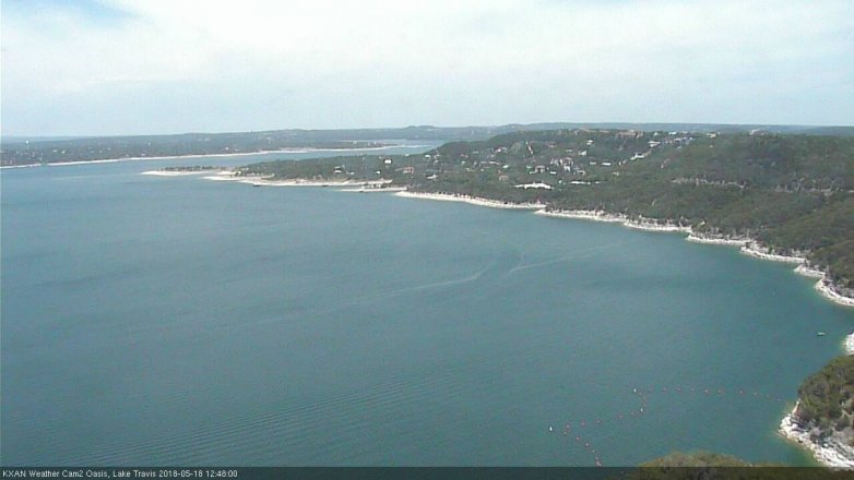 Lake Travis webcam, May 18, 2018 11:50 AM CT