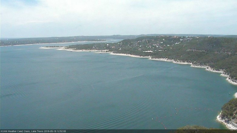 Lake Travis webcam, May 18, 2018 11:55 AM CT