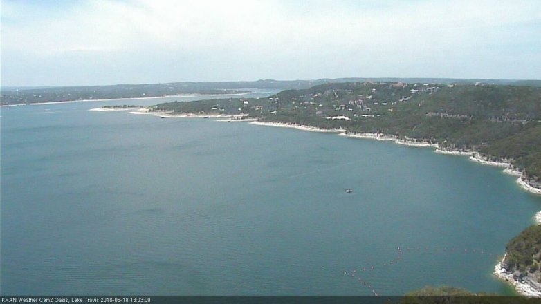 Lake Travis webcam, May 18, 2018 12:05 PM CT