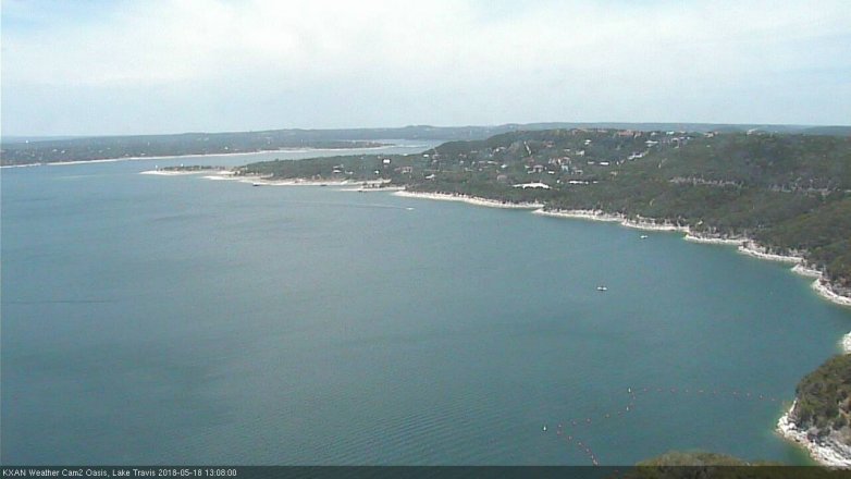 Lake Travis webcam, May 18, 2018 12:10 PM CT