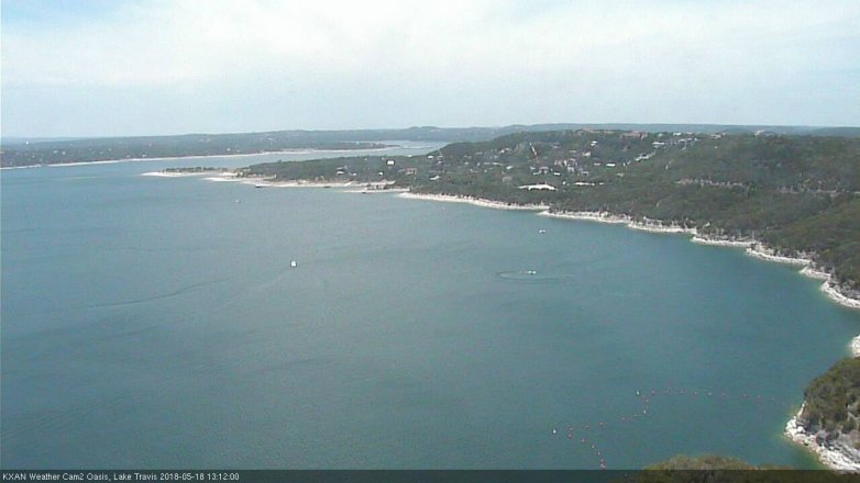 Lake Travis webcam, May 18, 2018 12:15 PM CT