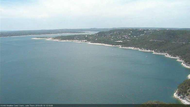 Lake Travis webcam, May 18, 2018 12:20 PM CT